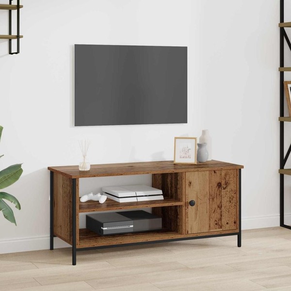 Tv-SchräNk 100 X 40 X 45 Cm Altholz Holzwerkstoff-image