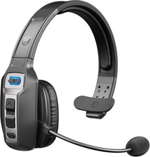 Trucker Bluetooth Wireless Headset With AI Noise Cancelling Mic For Phones PC