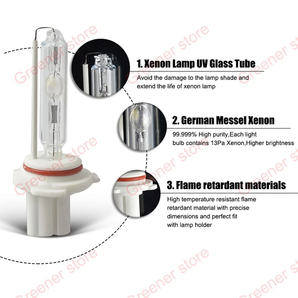 150W 12V 24V Car HID Xenon Headlight Bulb Ballast H1 H3 H4 H7 H8/9/11 9005 9006 - Image 3 of 4