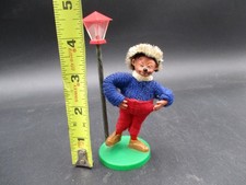 3.5" Vintage Steiff Hedgehog Micki or Mecki Bendable Vinyl Doll Figure