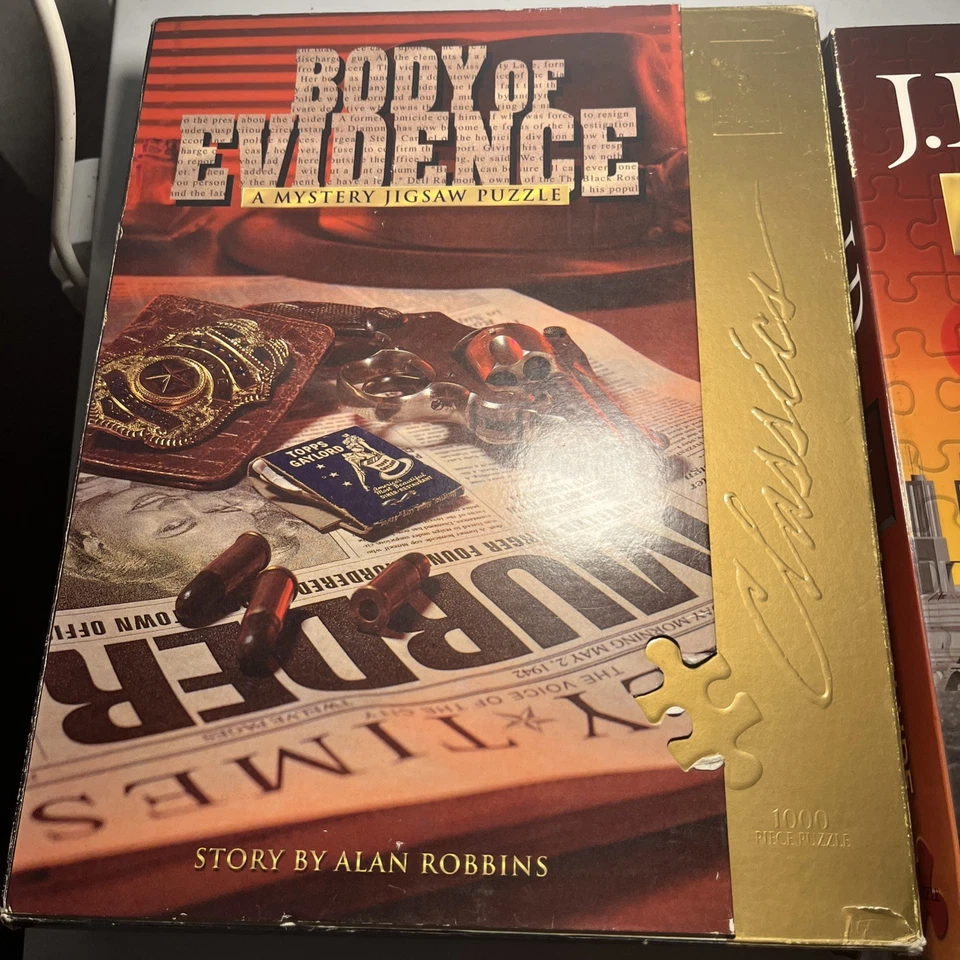 Be puzzled 1000 piezas rompecabezas interludio muerte/cuerpo de evidencia lote de 2 completos Foto 2 de 4