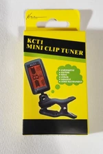 Kona Guitars KCT1 Mini Clip Tuner - Black - NEW