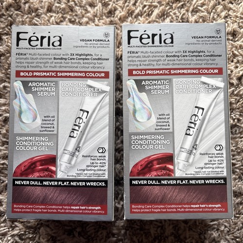 Loreal Paris Feria Multi Faceted Permanent Hair Color 52 Auburn Rose Lot of 2 - Bild 3 von 4