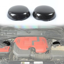 Carbon Fiber Style Engine Compartment Suspension Cover Fit For Dodge Charger kr
