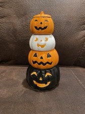 New 10 Strawberry Street Pumpkin Stacking Measuring Cups Fall Halloween