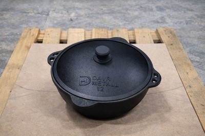 12 Liters Uzbek Cast Iron Kazan For Plov Shurpa