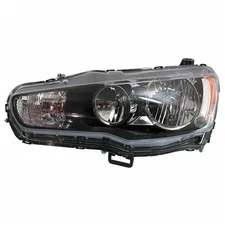 CAPA For 09-17 Lancer Halogen Headlight Headlamp Head Light with Bulb Left Side