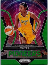 2025 Panini Prizm WNBA #8 Lisa Leslie Pioneers Green Prizm