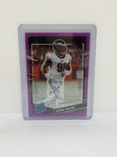 2023 Panini Clearly Donruss - #64 Jalen Carter Rated Rookie Auto Purple /175 RC