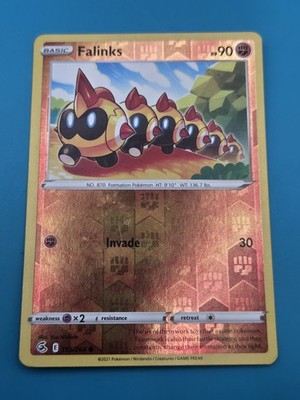 Falinks Reverse Holo - 155/264  Fusion Strike Pokemon 2021 LP