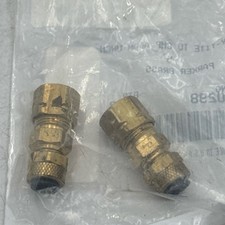 Parker Brass PolyTite Plumbing Fitting USA PF00298 Brass Union CMP Alignment 2PK