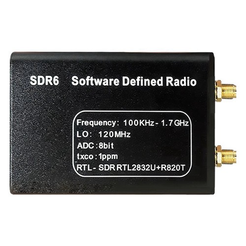 Récepteur SDR6 RTL-SDR 100 KHz-1,7 GHz SDR récepteur de signal logiciel radio A8794 - Photo 9/10