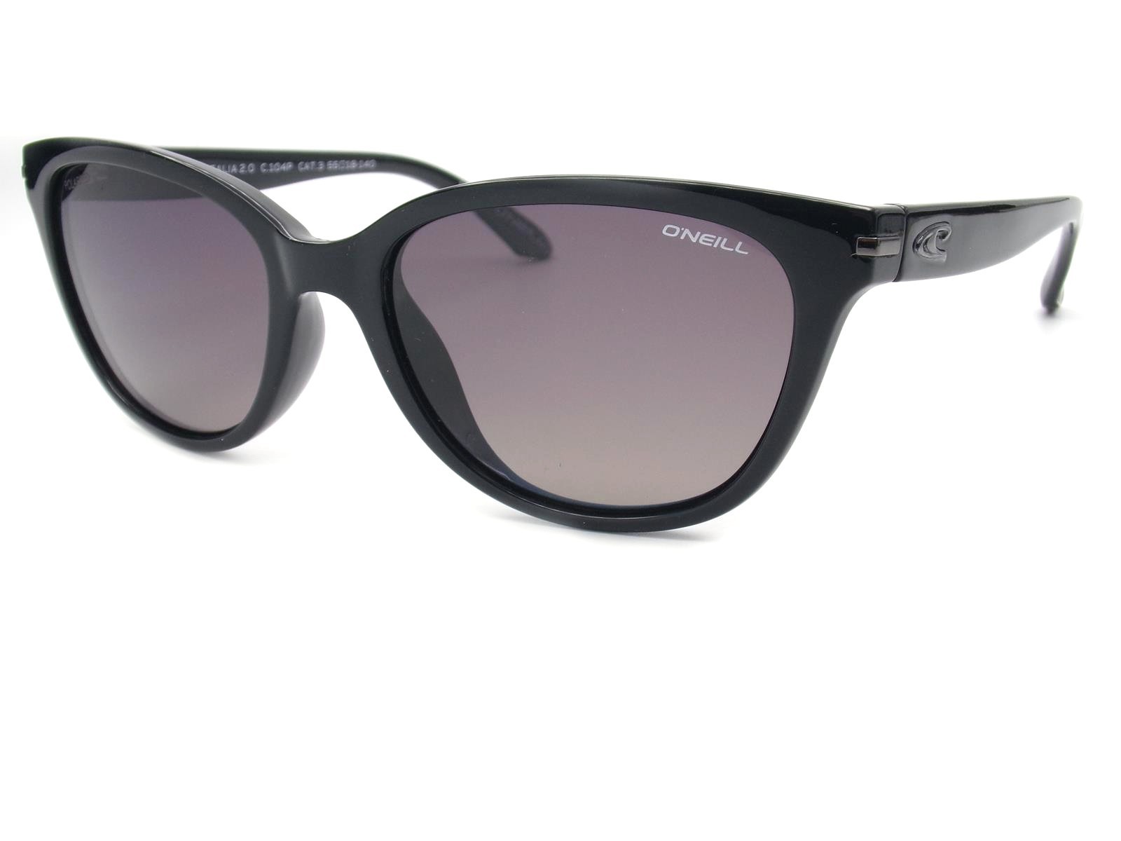 O'Neill Polarized Sunglasses Kealia 2.0 Black w/ Smoke Gradient Lenses 104P