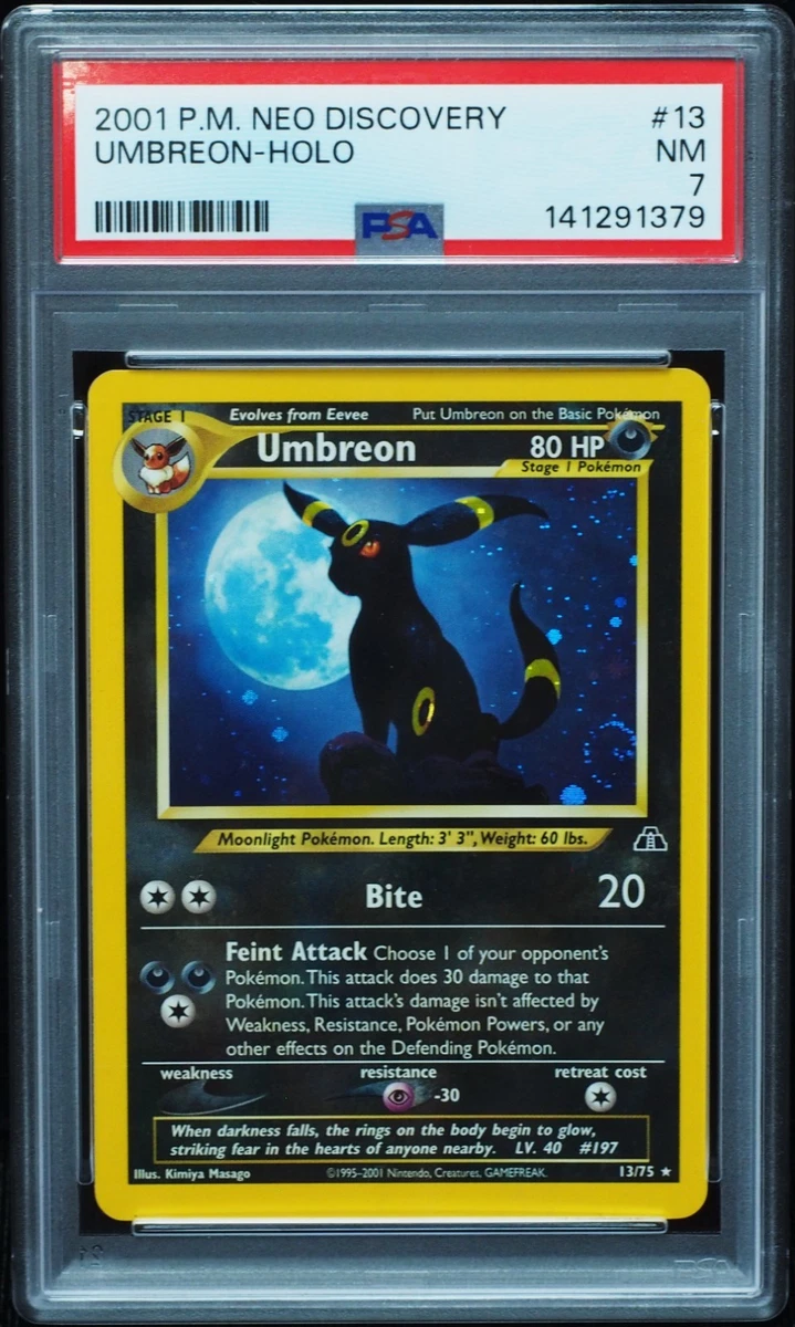 Umbreon Pokémon TCG Professional Sports Authenticator (PSA