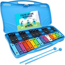 Glockenspiel Xylophone  25 Note Colorful Metal Keys Xylophone for Kids  Per...