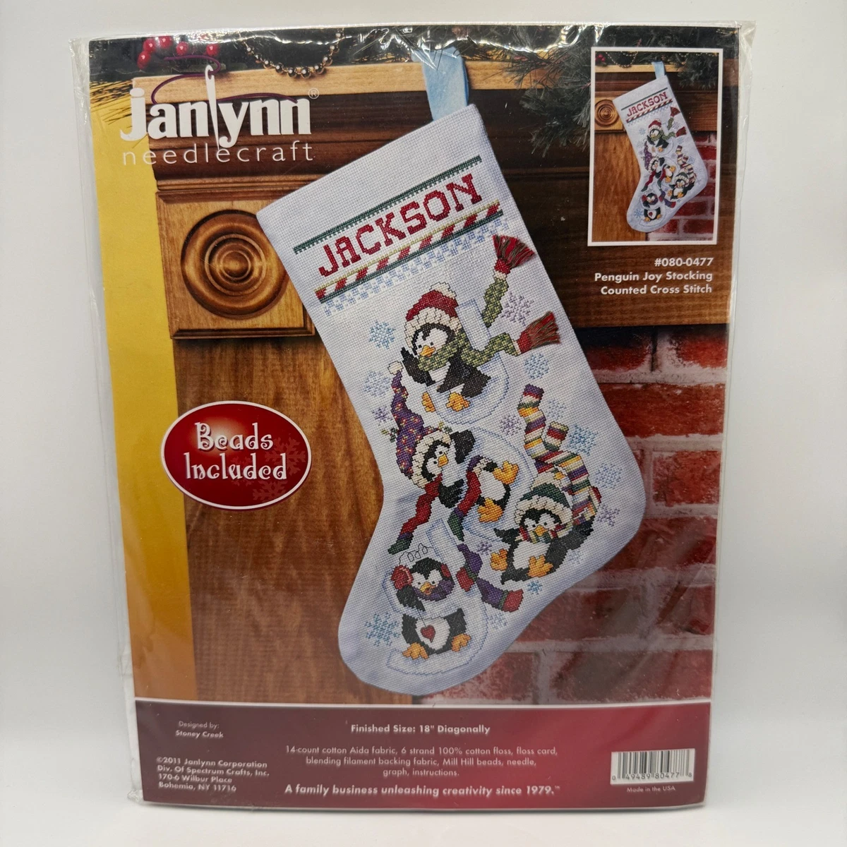Janlynn Christmas/Holidays Stocking Cross Stitch Kits for sale | eBay