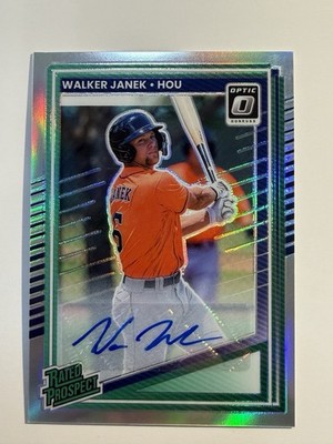 2025 Donruss Optic Rated Prospects Walker Janek #176 Holo Prizm Signatures 