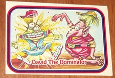 1988 Leaf Awesome All-Stars David the Dominator Card-60