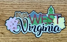 West Virginia State Paper Piecing Die Cut