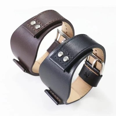 Herren Uhrenarmband 22mm Echtes Leder Matte für Fossil CH2891 CH3051 Armbänder