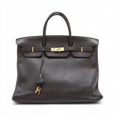 Hermès Birkin 40 Le Tournay Togo raccordi in metallo dorato marrone □N:2010