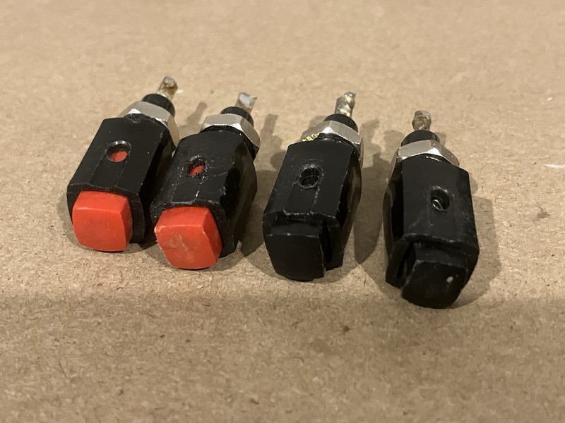 Original Quad 405 and 405-2 Amplifier Speaker Terminals