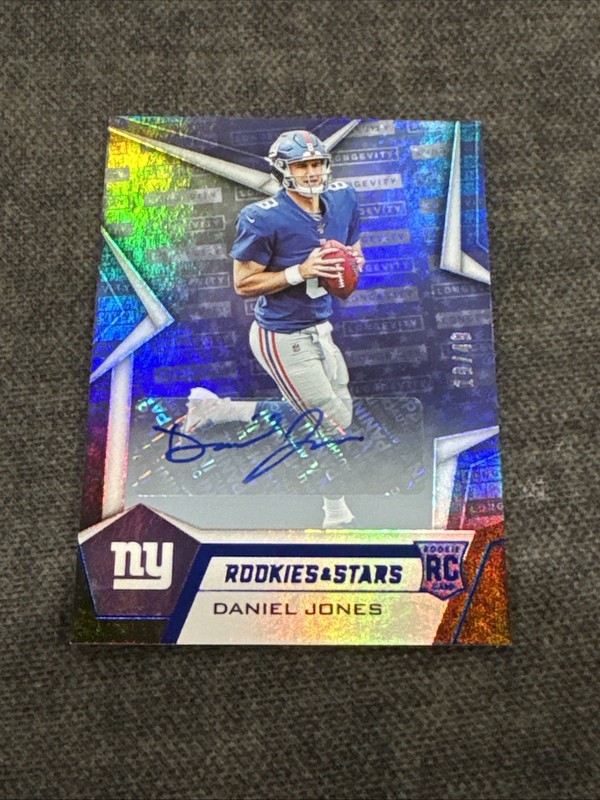 2019 Rookies & Stars Daniel Jones RC Rookie AUTO 19/49 COLTS