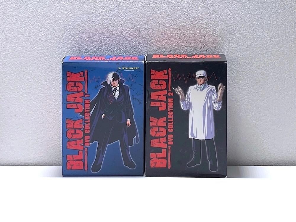 BLACK JACK DVD COLLECTION Anime DVD Vol. 1-2 LANGUAGE