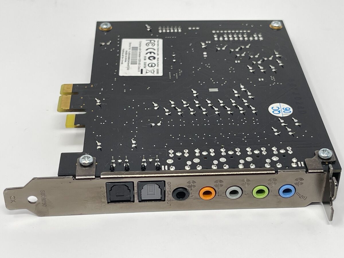 Creative SoundBlaster X-Fi Titanium Fatality Pro Serie PCIe Creative SoundBlaster X-Fi Titanium Fatality Pro Serie PCIe