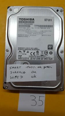 Toshiba  500GB | DT01ACA050 | SEP-2013Rev AAA AA10 / 750