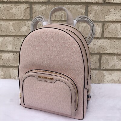 バッグ Beautiful MK Back pack Michael Kors Large Womens Jaycee Logo Bookbag Backpack