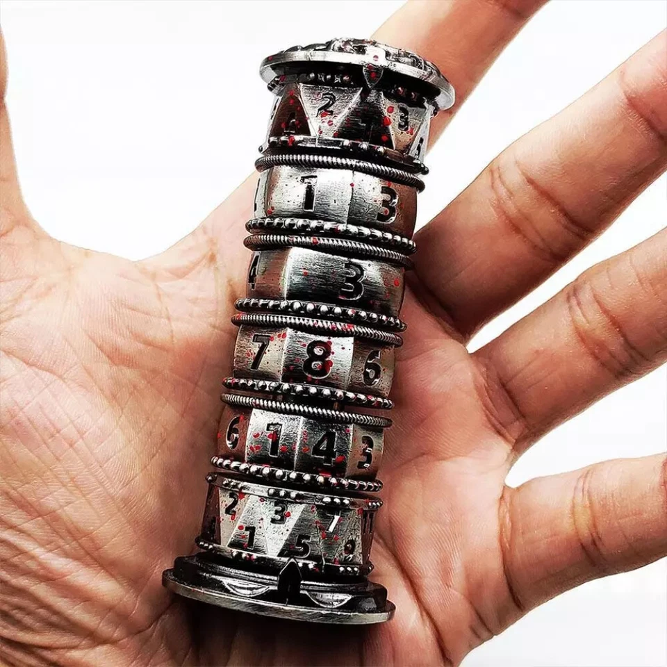 Dragonstone Keep Roulette Dice Spinner for DND Dice Da Vinci Lock D&D Metal Dice - image 4 of 4