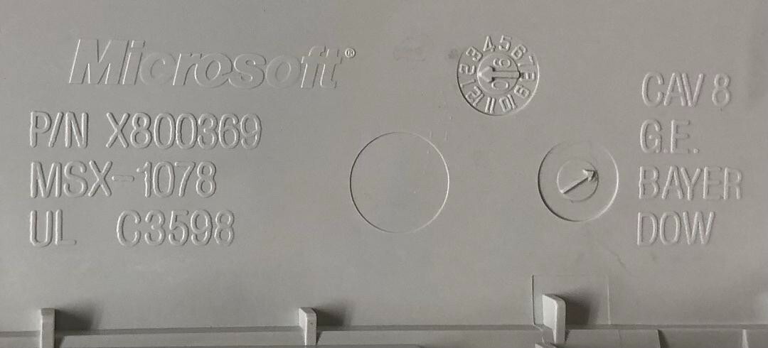 OEM Microsoft Xbox 360 FAT White Housing BOTTOM PANEL Shell Cover