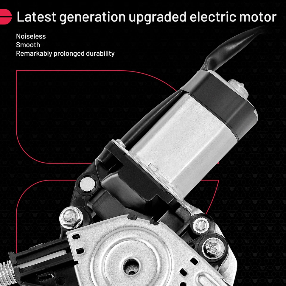 Regulador de ventana eléctrica trasero derecho con motor para Chevrolet Impala 2006-2013 Foto 3 de 4
