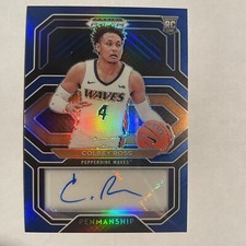2021-22 Panini Prizm Draft Picks College Penmanship Blue /149 Colbey Ross Auto