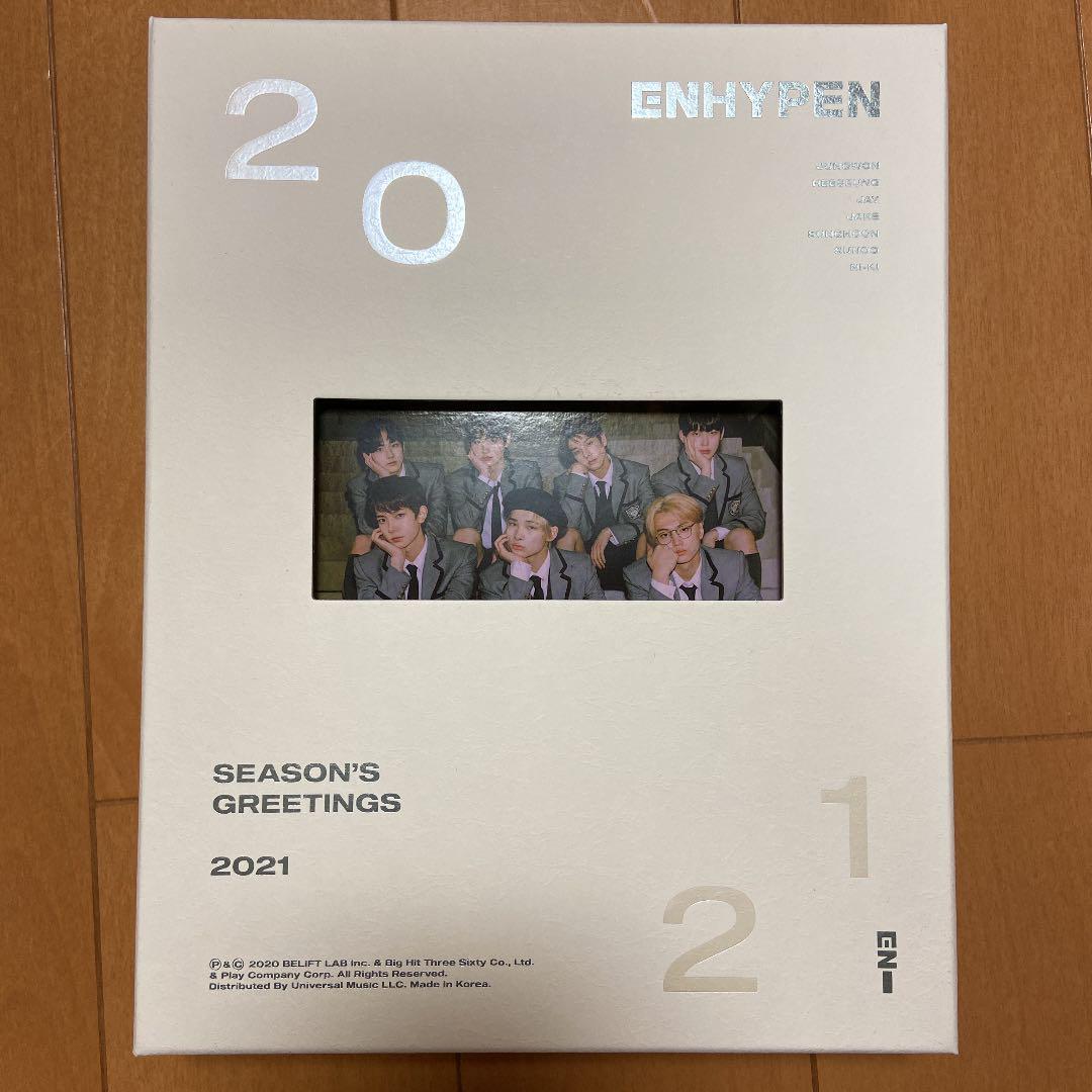 ENHYPEN 2021 SEASON'S GREETINGS DVD DESK CALENDAR DIARY