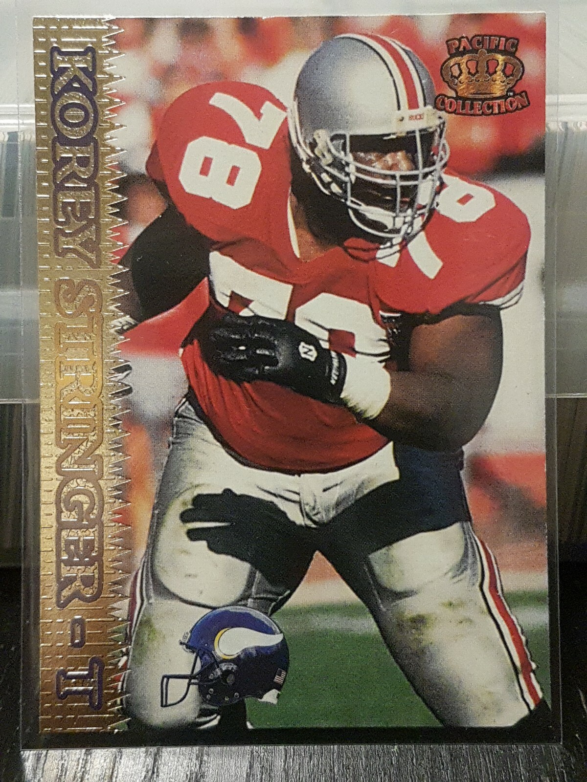 Korey Stringer Rookie 1995 Pacific #131 Minnesota Vikings 