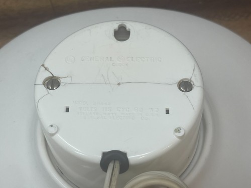 MCM General Electric Russell Wright 8" Wall Clock - Serviced READ DESCRIPTION - Picture 6 of 9