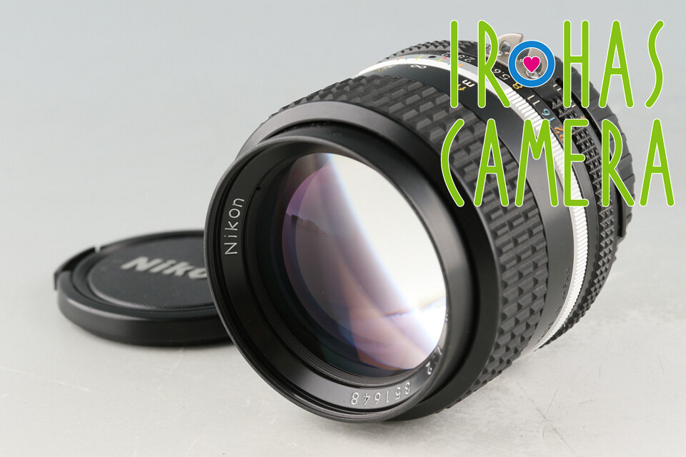 NIKKOR 85mm F2レンズ Nikon Ai-S Nikkor 85mm F2 ．310グラムという軽量かつ