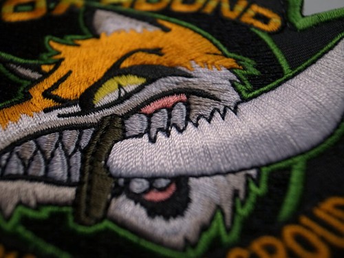 METAL GEAR SOLID MGS FoxHound Crazy Fox Hoop&Loop Patch - Picture 2 of 2