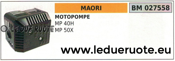 Marmitta Silenziatore Maori 027558 per Motopompa MP 40H e MP 50X