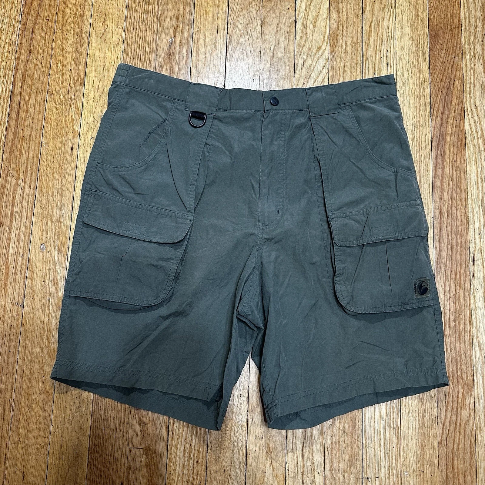 Gander Mountain Guide Series Men’s 34 Cargo Shorts Nylon Hiking Outdoors Vintage