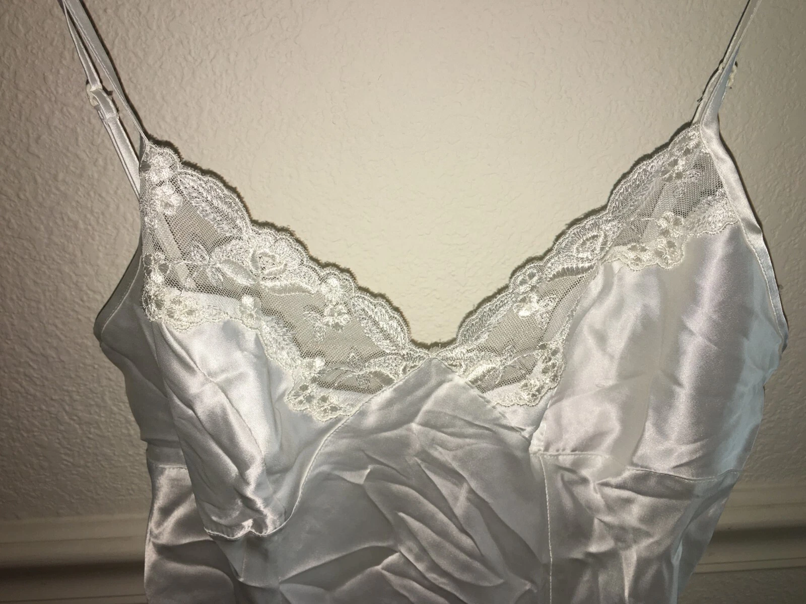 UNDERCOVER DONNA NUOVO Victoria's Secret 100% seta mini abito slip CAMICIA DA NOTTE CHEMISE taglia S