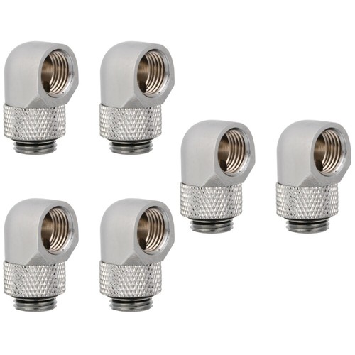 3 Pieces Rotating Elbow Joint Travel Connector for Water Cooling System - Photo 12/12