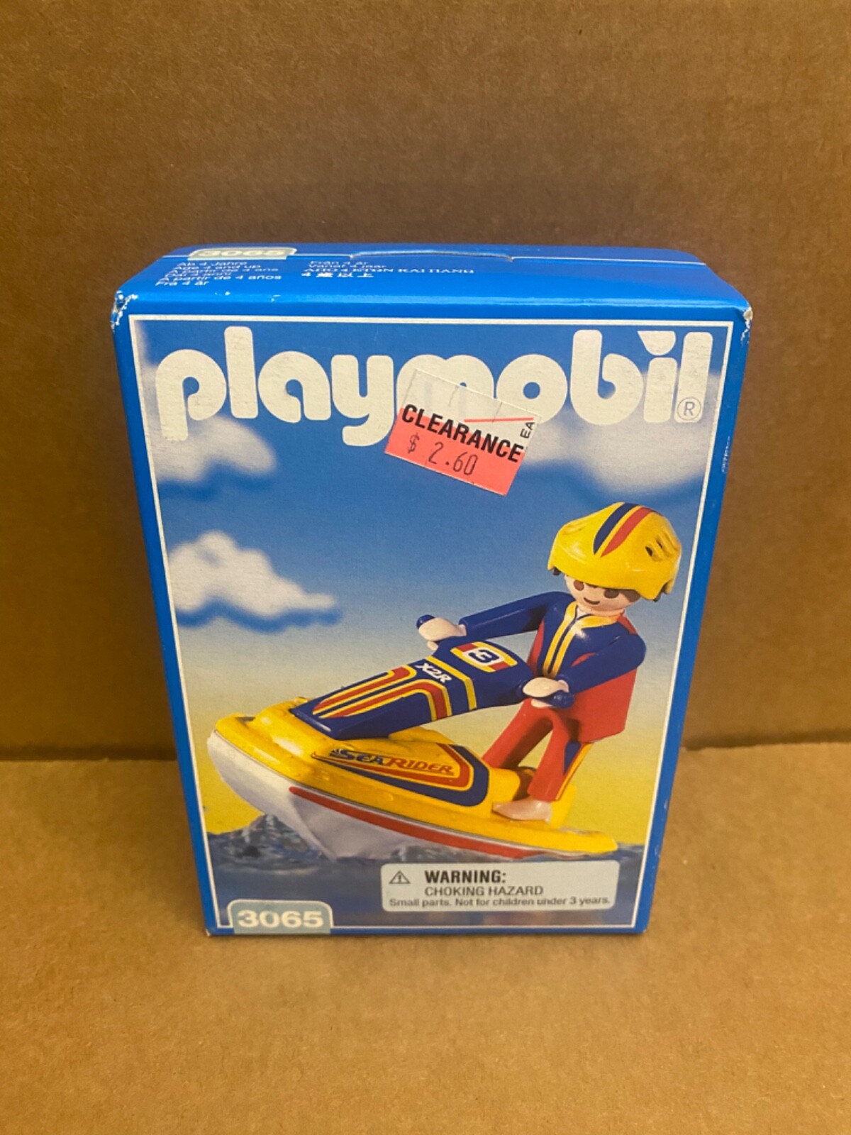Set Playmobil Vintage 3065 - Homme Avec Jet Ski - 1999 - Occasion Bon état