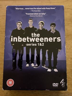 The Inbetweeners -  Series 1 & 2 (DVD, 2009) Joe Thomas, Simon Bird Region 2