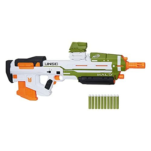 NERF HALO MA40 ナーフ コラボモデル 中古品 NERF Halo MA40 Motorized Dart Blaster Includes Removable 10