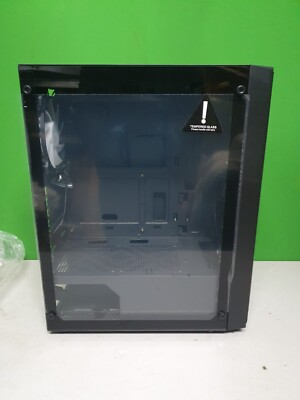 ATX Computer Gaming Gehäuse mit RGB Lüfter & gehärtetem Leerglas - geräumiges Design