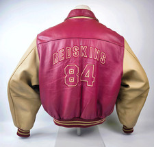 Redskins Lederjacke 84 Gr. XXL (XL) rot / creme