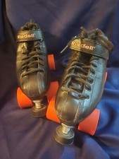 Gently Used Riedell R3 Cayman Roller Skates w/ Sonar Striker 62mm Indoor Wheels